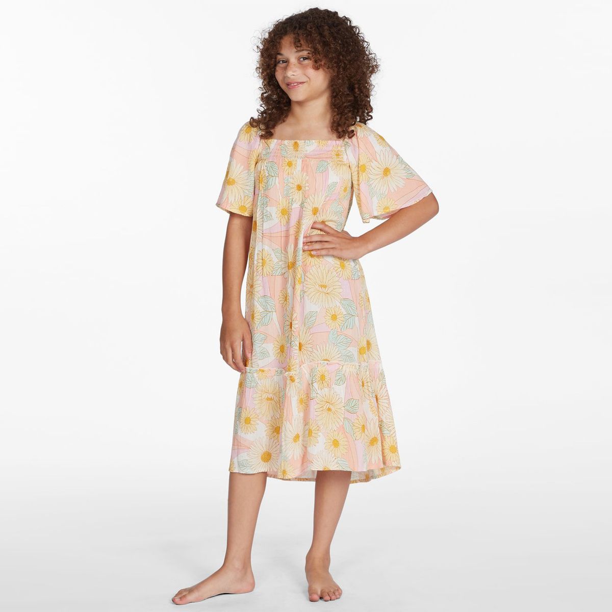 BILLABONG - Vestido Niña Sunflower Wvdr Amarillo BILLABONG
