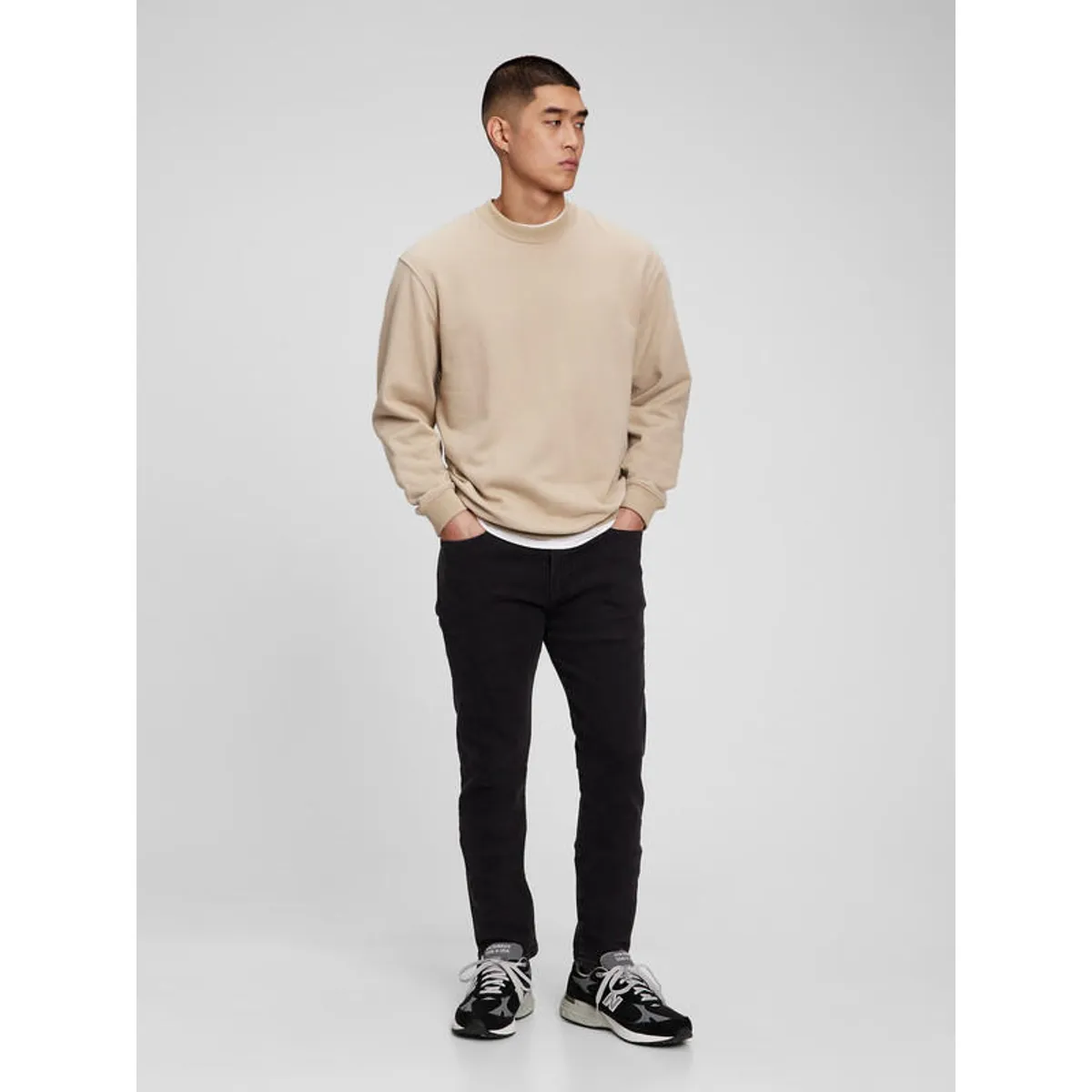 GAP - Jeans Hombre Gap Skinny True Black Negro