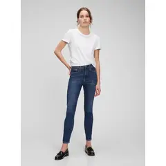 GAP - Jeans Skinny Medium Indigo Azul Oscuro
