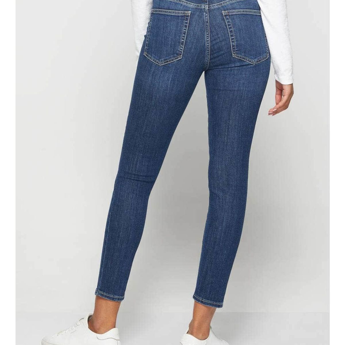 GAP - Jeans Skinny Medium Indigo Azul Oscuro GAP