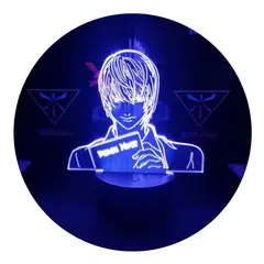 3DILUTION - Lámpara De Mesa Light Yagami Death Note Base Negra