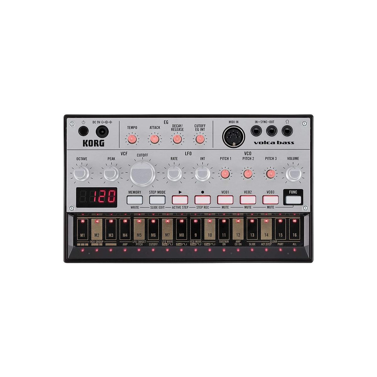 KORG - VOLCA-BASS SINTETIZADOR ANALOGO DE BAJOS KORG