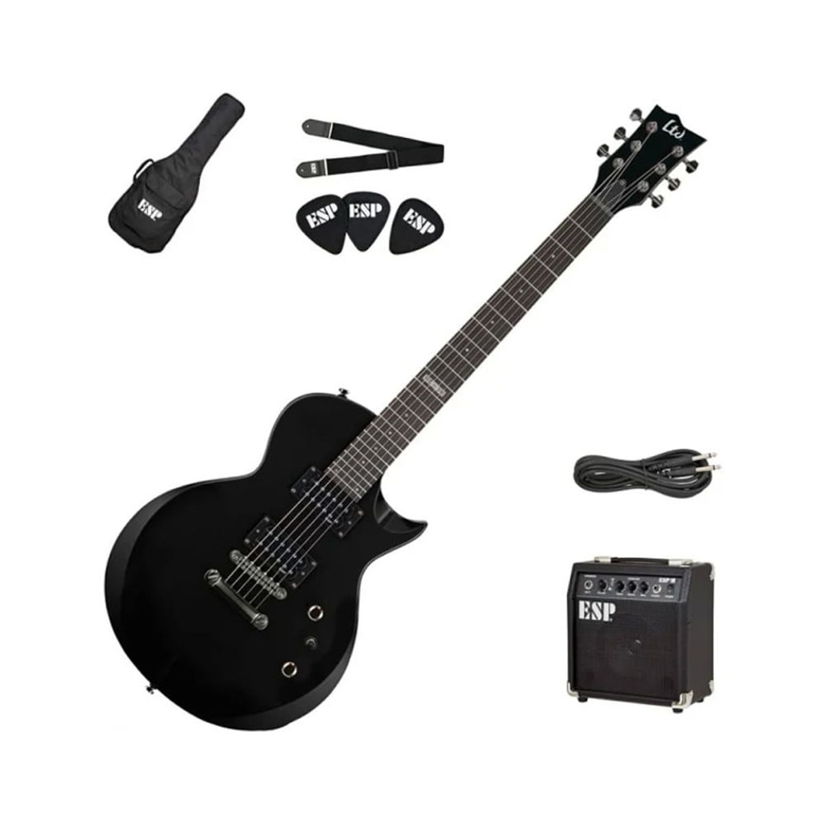 LTD - PACK EC-10 BK PACK GUITARRA ELECTRICA LTD