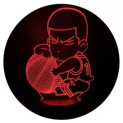 3DILUTION - Lampara Ilusión 3d Slum Dunk Hanamishi Sakuragi Base Negra