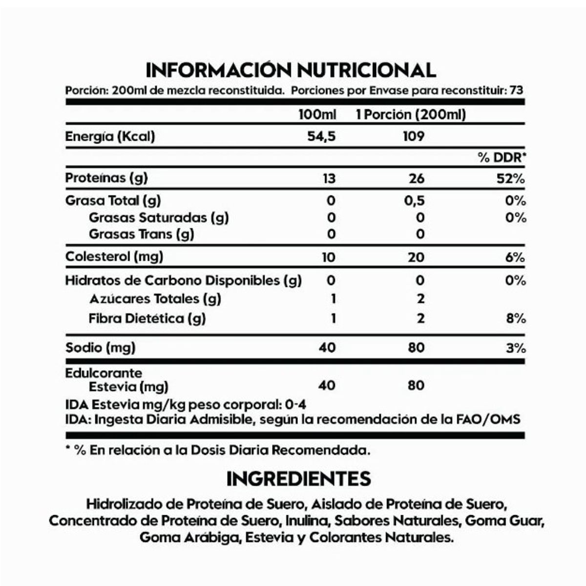 ITALO GROTTINI - Proteina Whey Deliciosa Torta 3 leches + Creatina 40 Serv Sin sabor