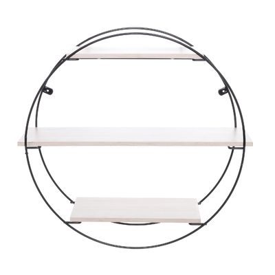 Imagen 2 del producto Repisas Moderna Circular 46x46x16 cm Crema