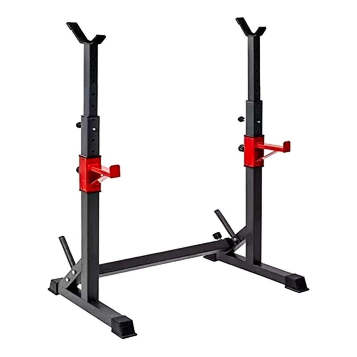 YEP S - Rack Squat Sentadillas Ajustable Barra Pesa Pre y Olimpica