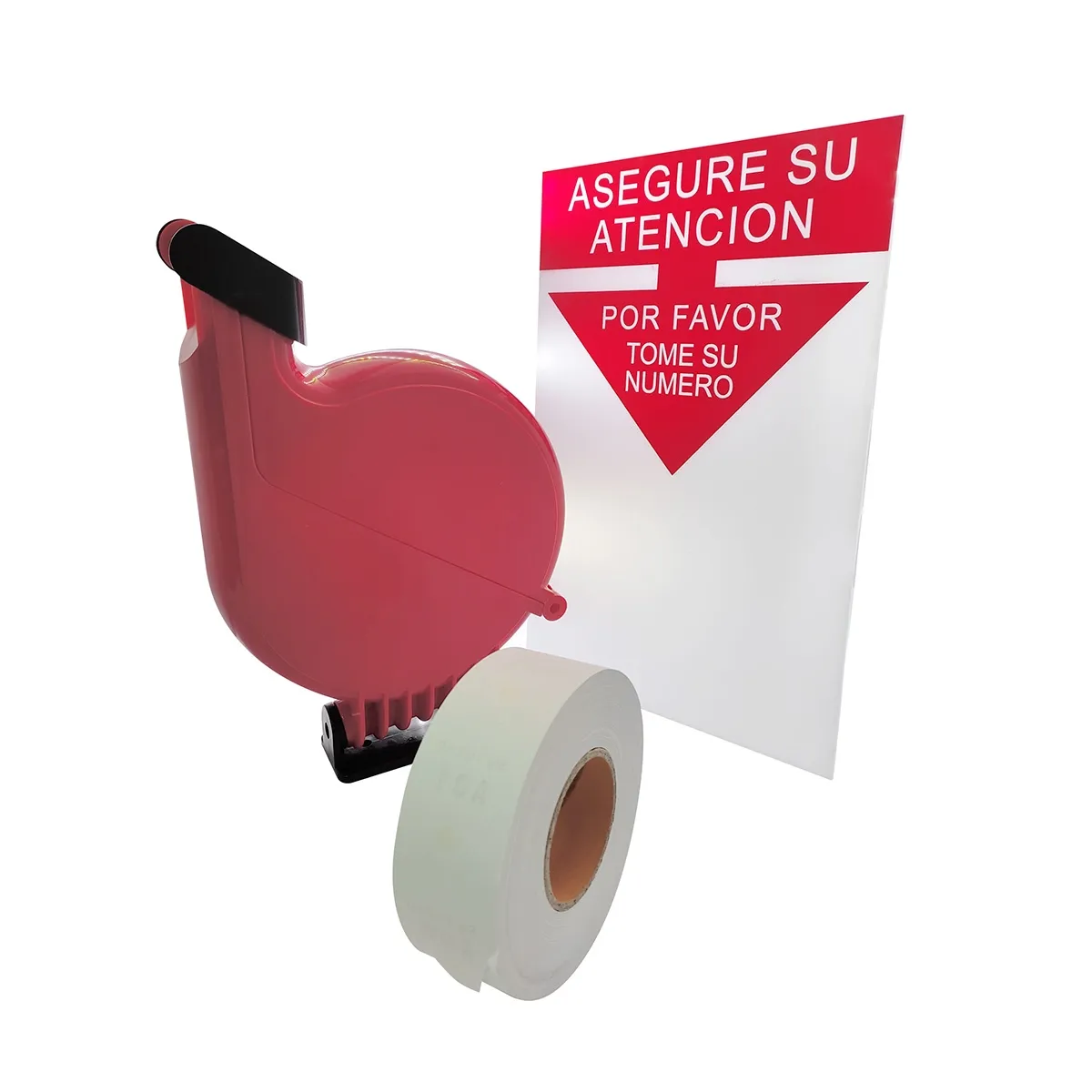 JM - kit Turnomatic simple de 1 pulsador con dispensador, numeros y placa