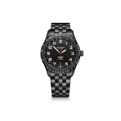 VICTORINOX - Reloj Airboss Mechanical Dial Negro 42 mm