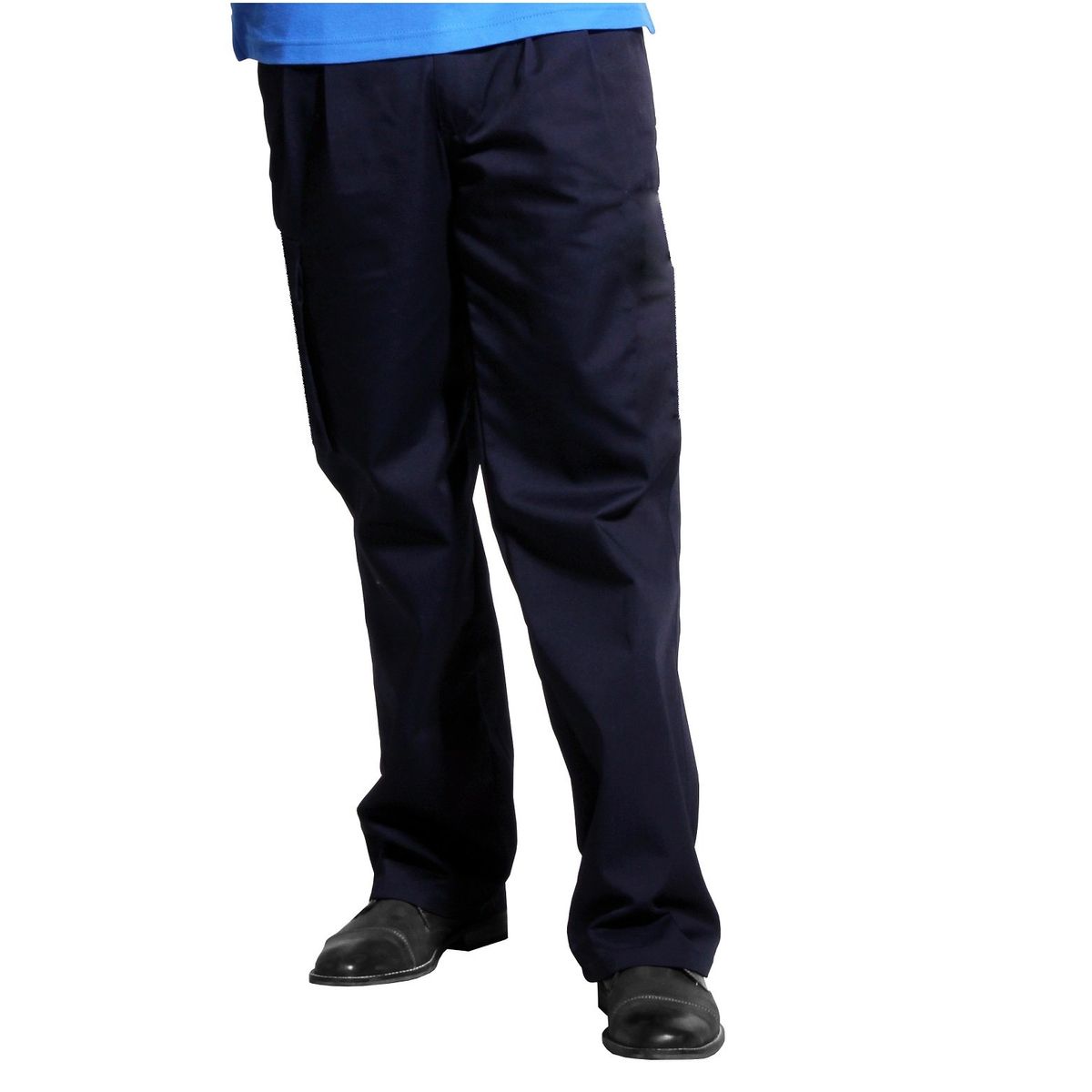 90 GRADOS - Pantalón Gabardina pinzado Azul Marino