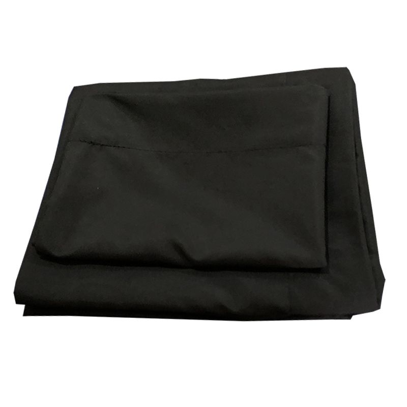 REHUCE - Juego de sábanas microfibra 1 plaza - Negro