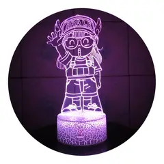 3DILUTION - Lampara Escritorio 3D Arale Base Agrietada