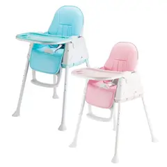 DETODOYMAS - Silla de Comer Para Niños 2 en 1 MULTIFUCIONAL - Rosa