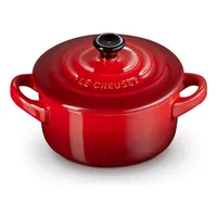 Mini Cocotte Redonda 10 Cm Cereza Cerámica