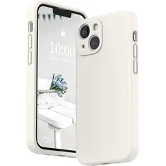 CELLBOX - Carcasa Silicona con Protector de Cámara para iPhone 14 Plus - Blanca…