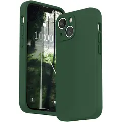 CELLBOX - Carcasa de Silicona con Protector de Cámara para iPhone 14 Plus -Verde