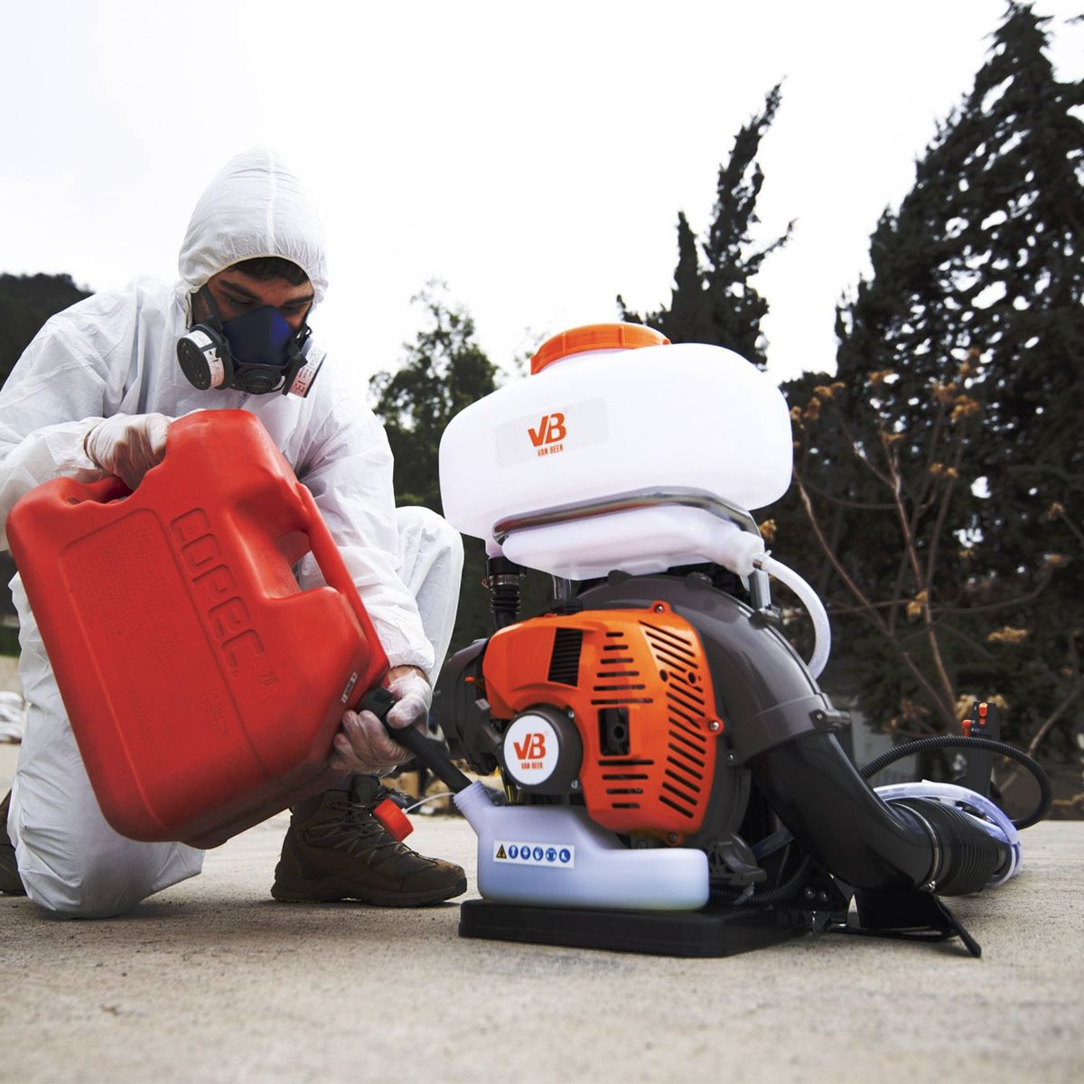 VAN BEEK - Motopulverizadora van Beek 3vB-14T TURBO BOOST 12 Metros de Alcance