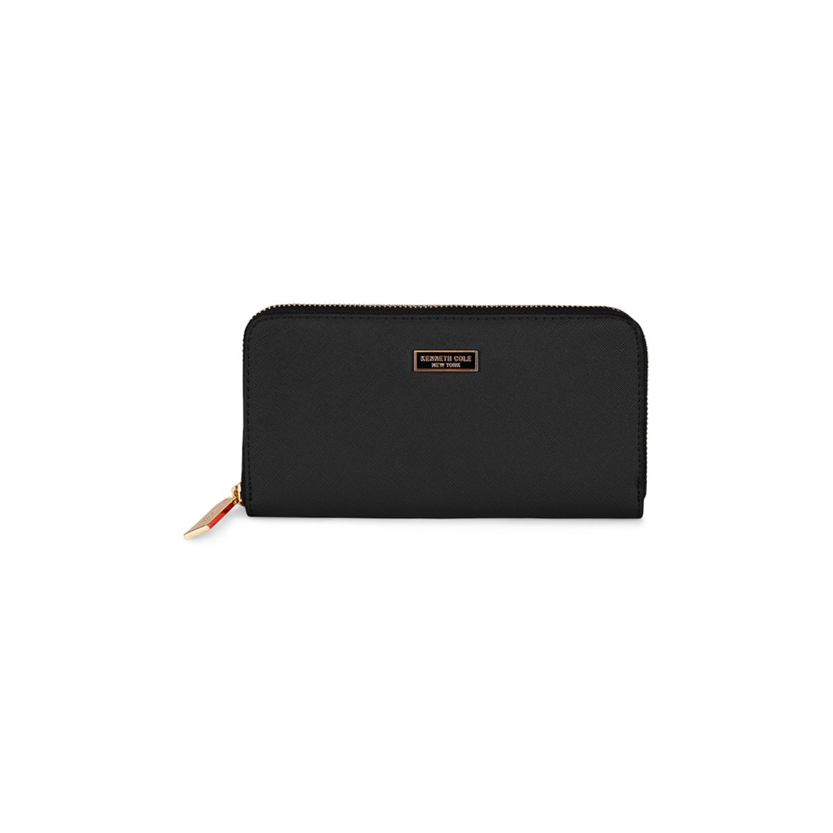 KENNETH COLE - Billetera mujer Ava negra KENNETH COLE