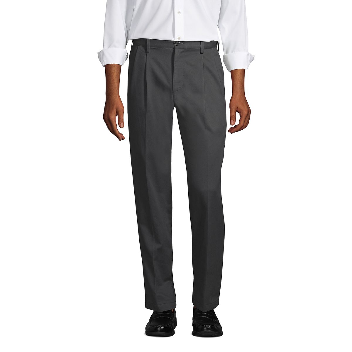 90 GRADOS - Pantalón Gabardina pinzado Gris