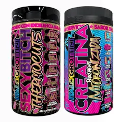 ITALO GROTTINI - PACK CREATINA SIN SABOR Y TERMOGENICO SEXYBITCH -