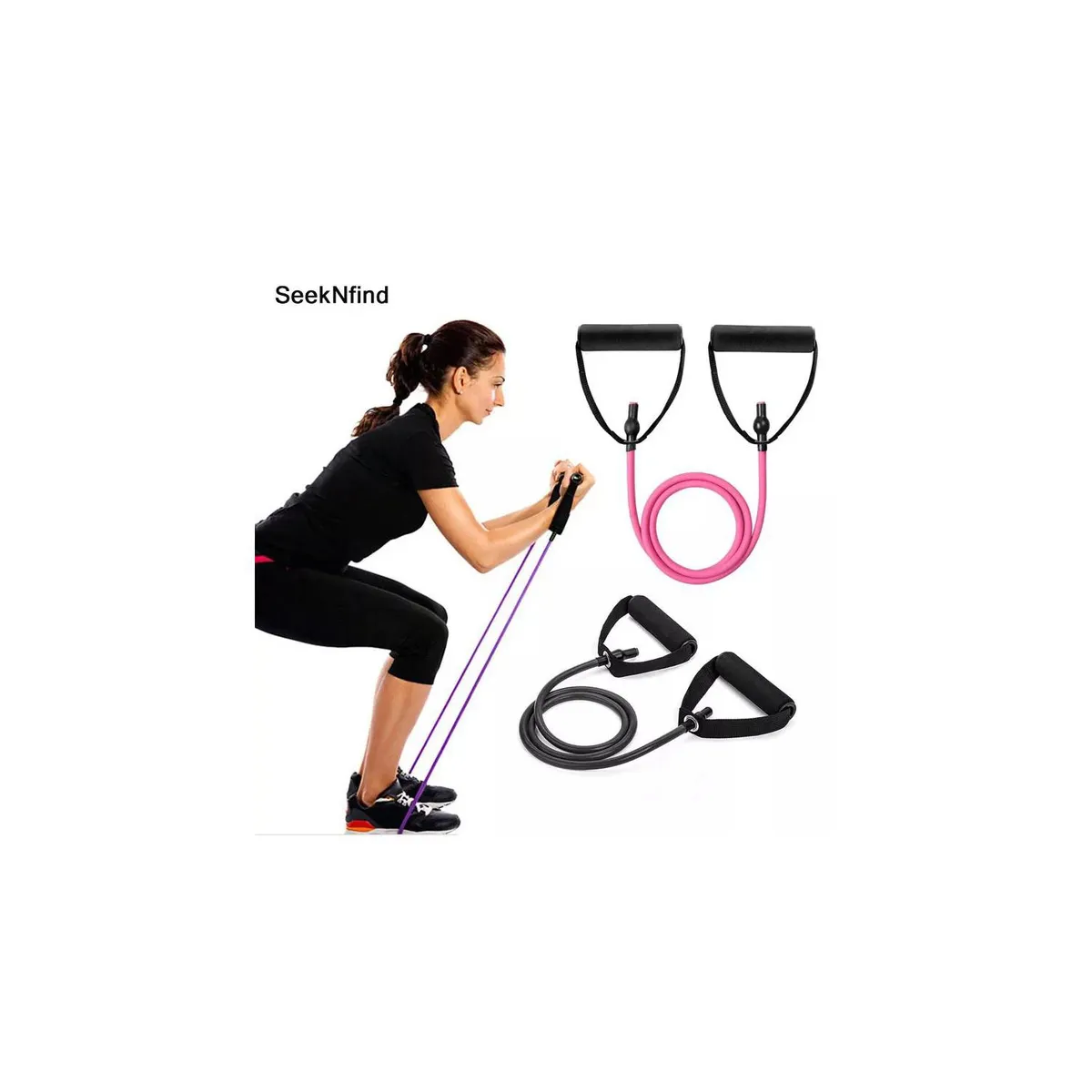 GENERICO - Juego De Bandas Elásticas De Resistencia 11 Piezas