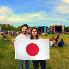 GENERICO - Bandera de Japón 150cm x 90cm
