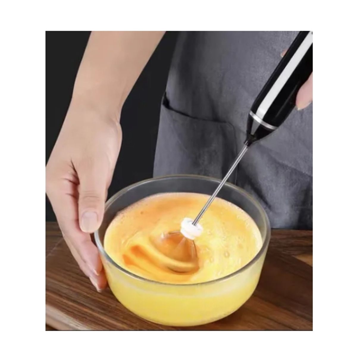 ESHOPANGIE - Mini Batidor 2velocidades Revolvedor Cafe Y Huevo Recargable