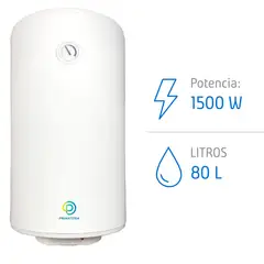 PRIMATERM - Termo Eléctrico 80 Litros 1500w 70°c