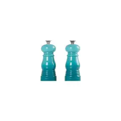 LE CREUSET - Set de Molinillos SP 11cm Azul Caribe