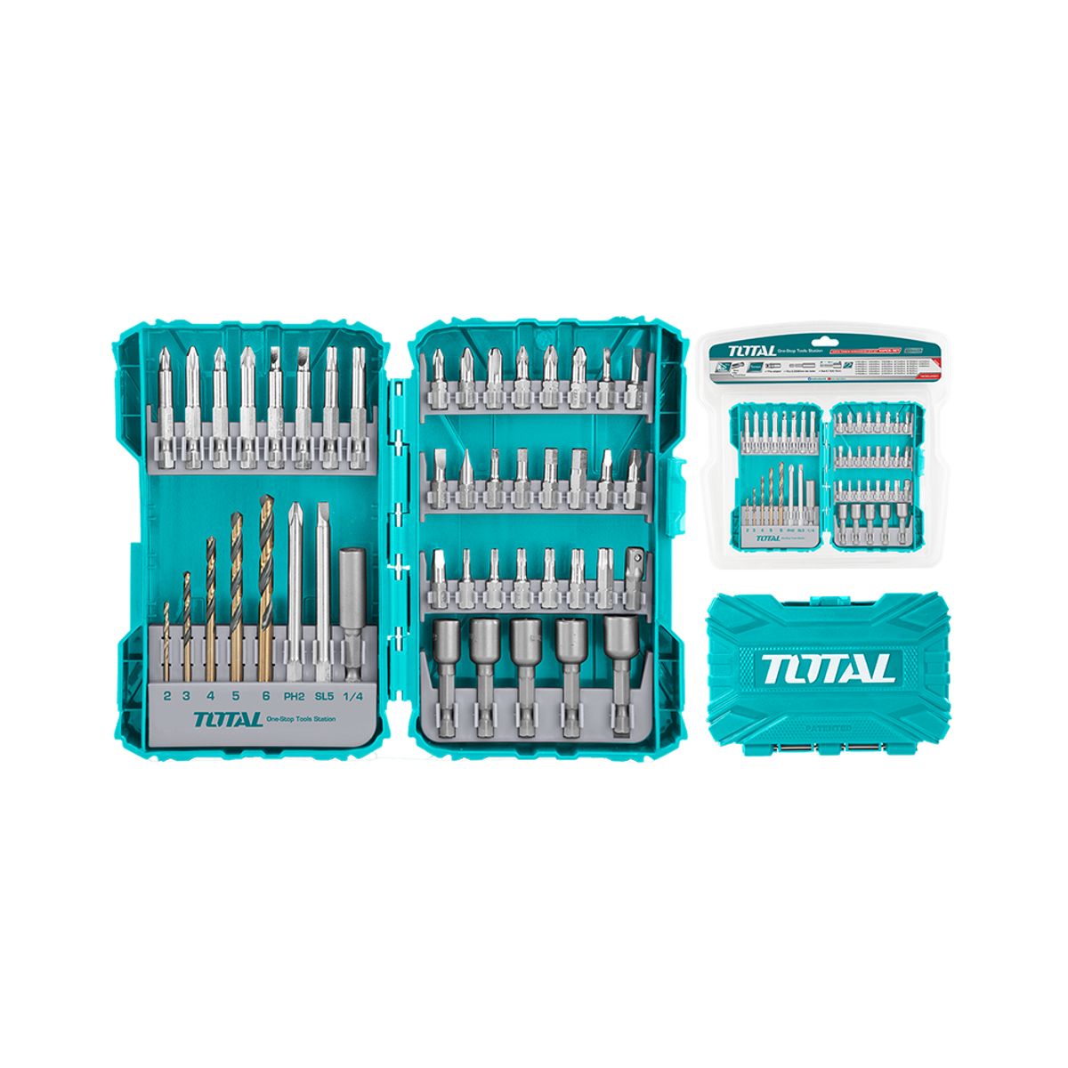 TOTAL TOOLS - Banco Mesa de trabajo Plegable Keter - Negro