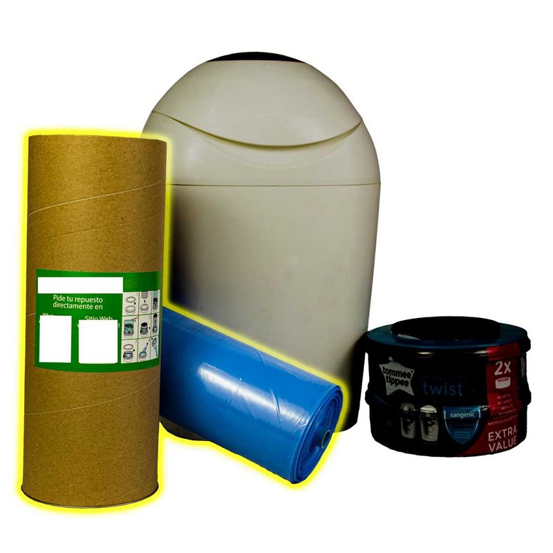 GENERICO - Recarga Basureros De Pañal Sangenic Twist & Click 150 Mts