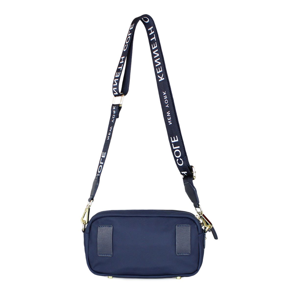 KENNETH COLE - Bandolera y riñonera Promise azul KENNETH COLE
