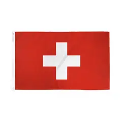GENERICO - Bandera de Suiza de 150cm x 90cm