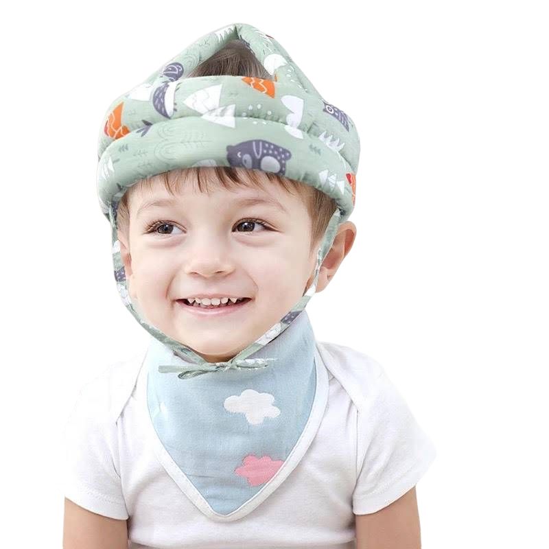 GENERICO - Casco Protector Acolchado Para Bebe Diseño Niño