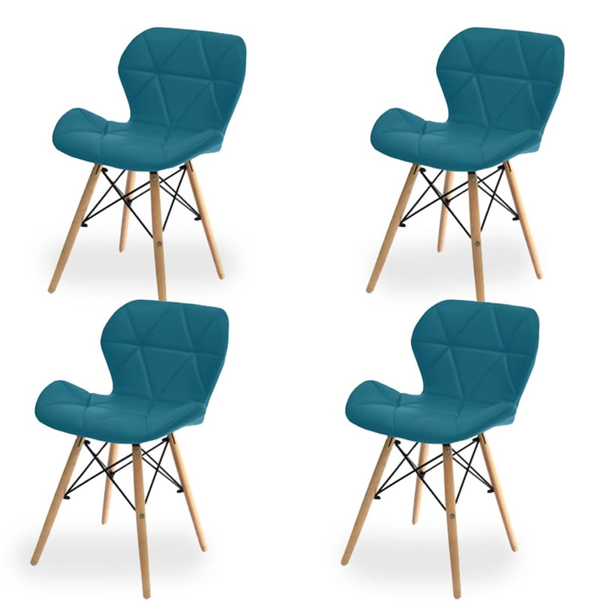 SCORE FIT - Pack 4 sillas Eames Aviador Calipso