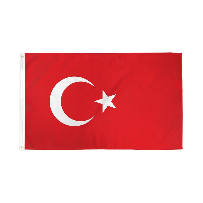 GENERICO - Bandera de Turquía de 150cm x 90cm