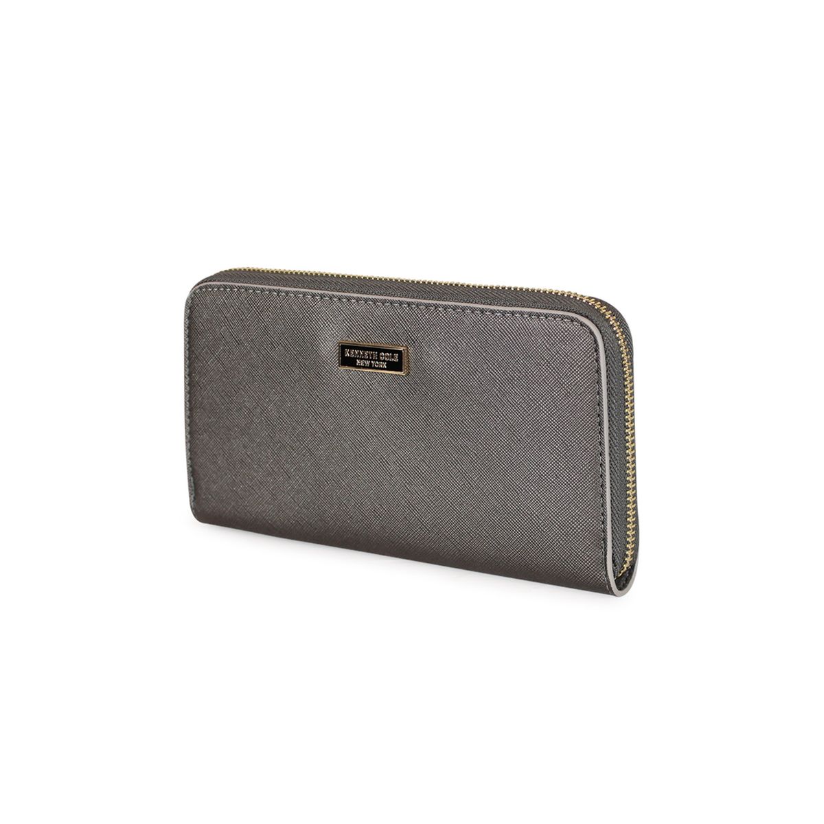KENNETH COLE - Billetera mujer Ava gris KENNETH COLE