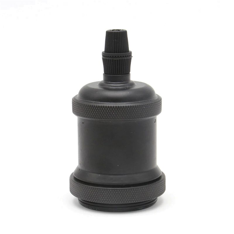 HB LEDS - Soquete E-27 Retro Negro Vintage