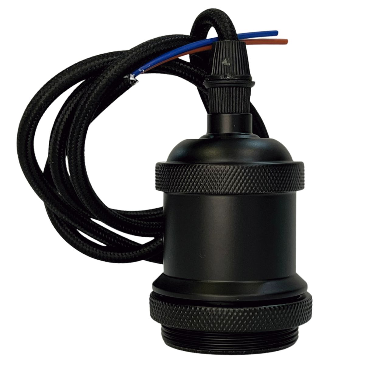 WANT - Soquete E-27 Retro Negro Vintage