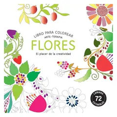 ALMA - Libro para colorear mandalas - Arte - Terapia - Flores - Editorial