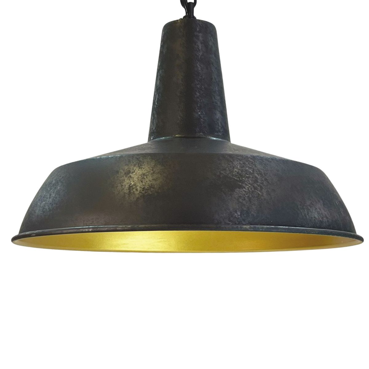 WANT - Lámpara Colgante E-27 Diseño Oxidado Con Cadena