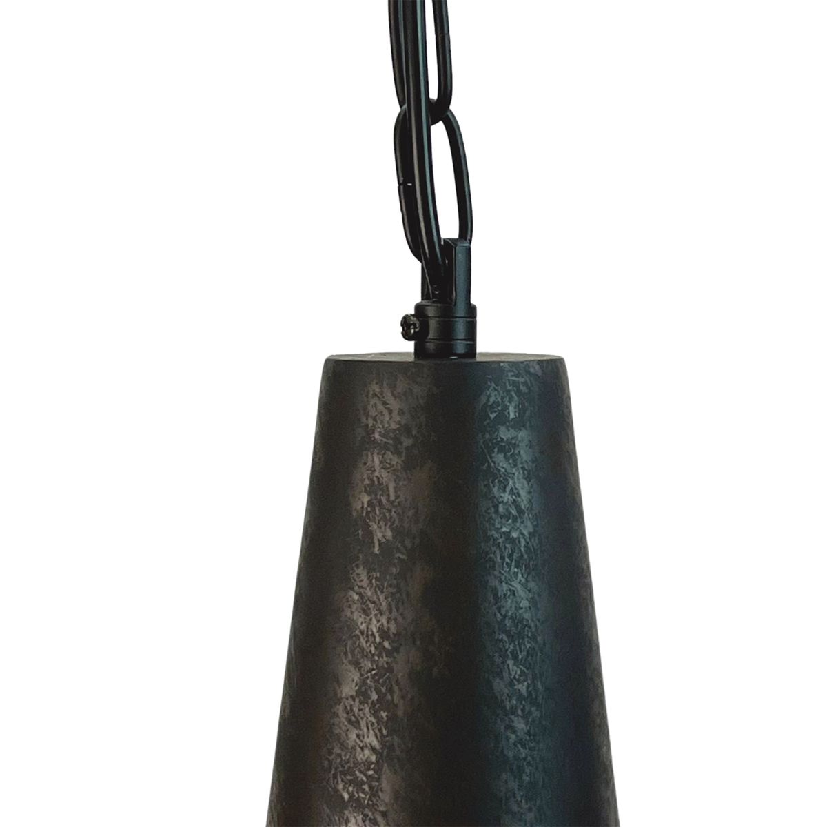 WANT - Lámpara Colgante E-27 Diseño Oxidado Con Cadena