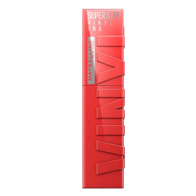 MAYBELLINE - Labial Superstay Vinyl Ink Red-Hot Hasta 16H Maybelline