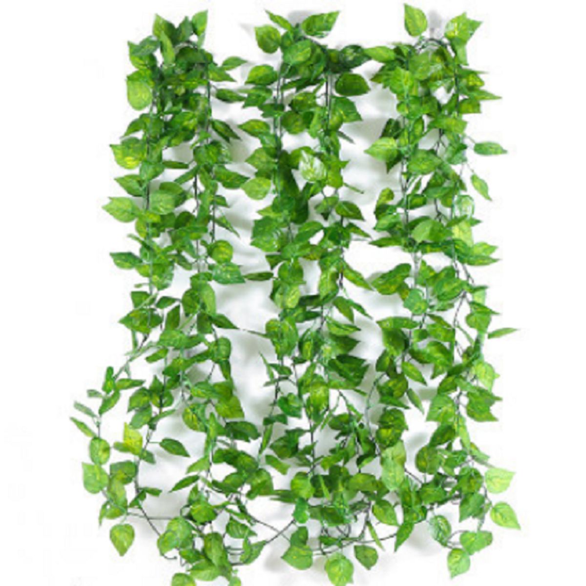 MERCADO CBF - Pack 24 Tiras de Enredadera, Planta Artificial, 2 metros cada una