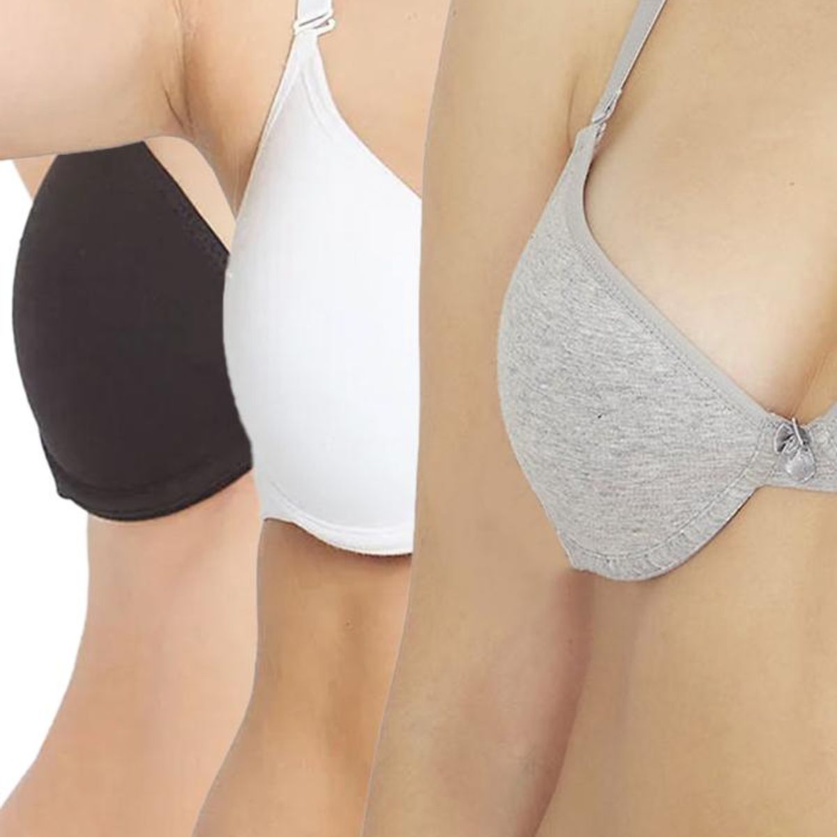 KAYSER - Pack 3x sosten soft algodón P350.010-BLA Kayser KAYSER