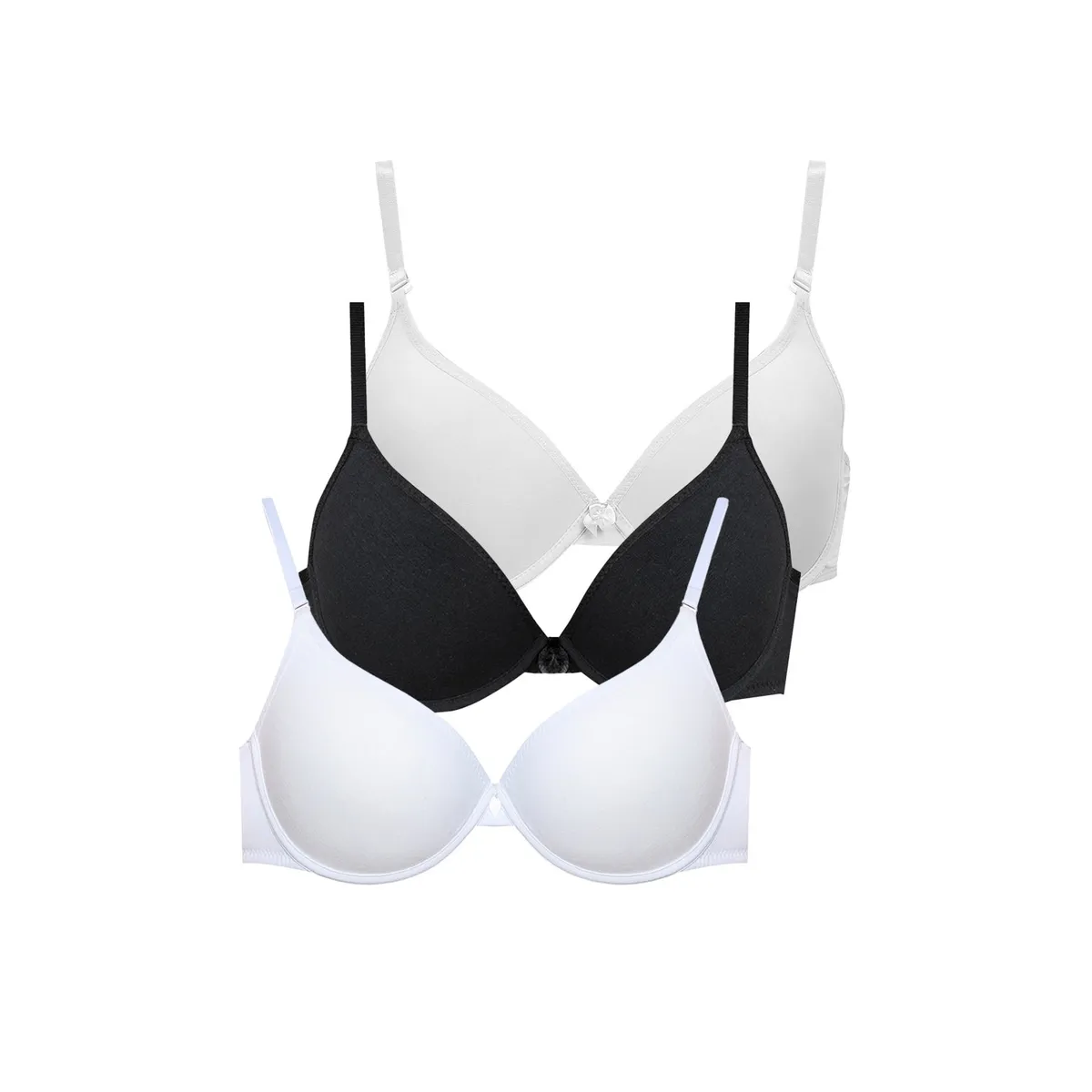 KAYSER - Pack 3x sosten soft algodón P350.010-BLA Kayser KAYSER