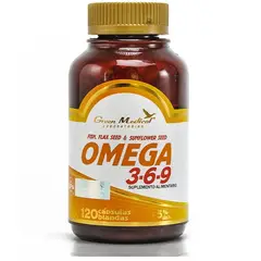 GREEN MEDICAL - Triple Omega 369 Gm 1 Frasco 120 Capsulas 1000mg. Epa / Dha Vit E