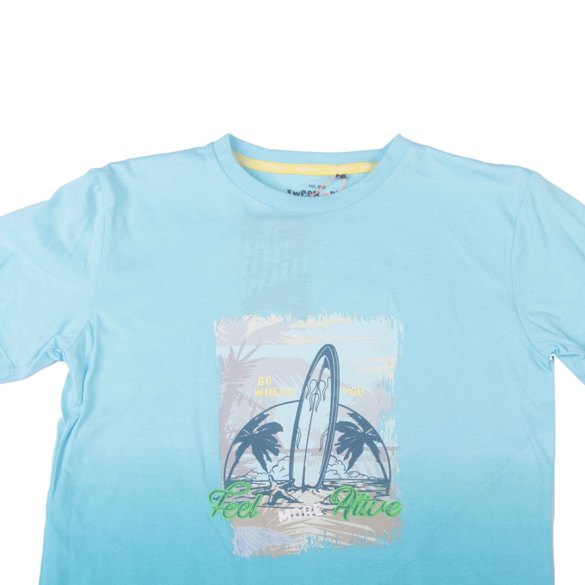 PILLIN - Polera Niño Celeste Pillin PILLIN