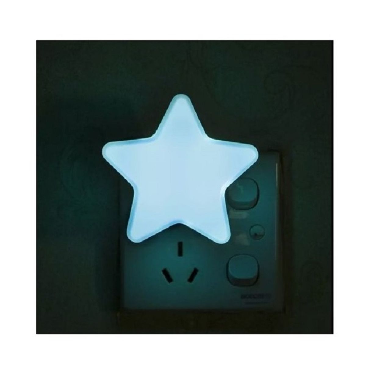 PANGUI TOYS - Luz Espantacuco con Sensor Forma de Estrella Color Celeste