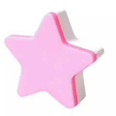 PANGUI TOYS - Luz Espantacuco con Sensor Forma de Estrella Color Rosado